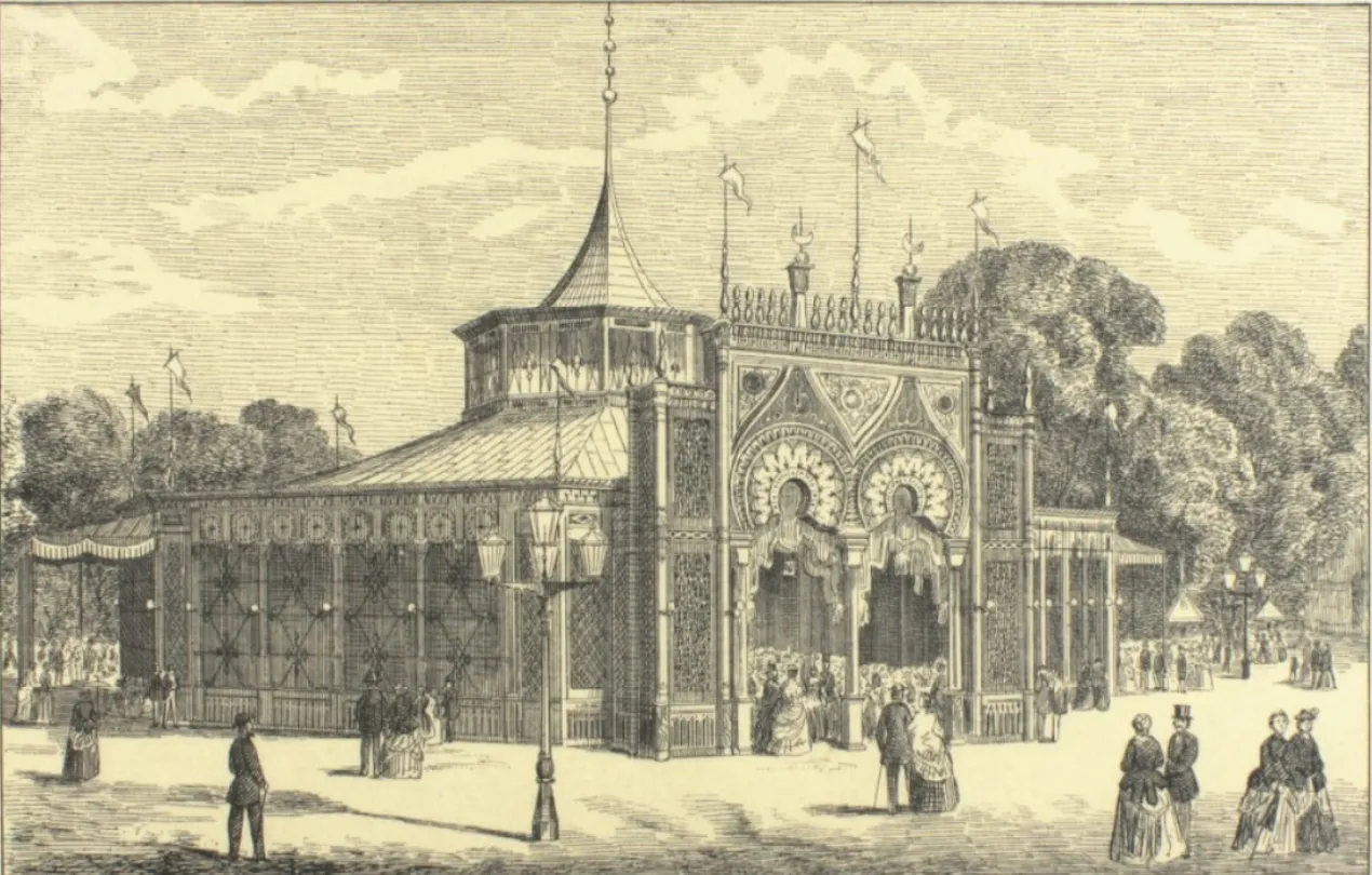 Tivoli gardens old photo